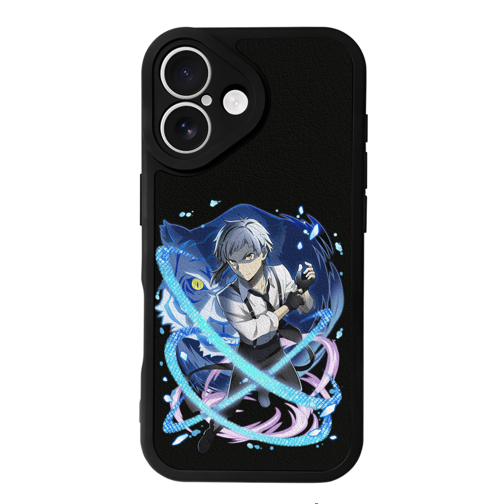 （画像用） 文豪ストレイドッグス Bungo Stray Dogs 【iPhone 16シリーズ対応】シリコンスマホケース（レザー調） 材質：シリコン